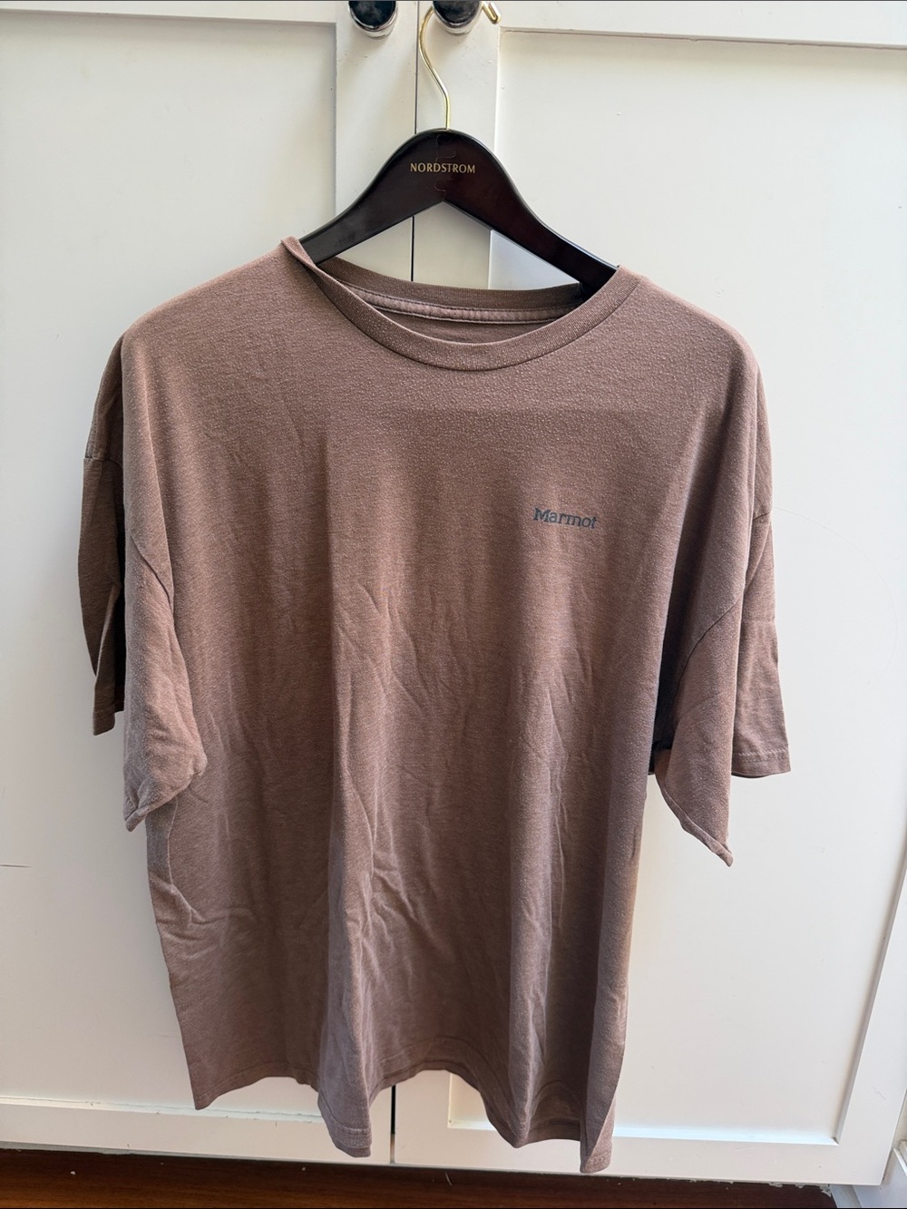 Marmot Men's Short Sleeve Crew Tee in Dusty Brown